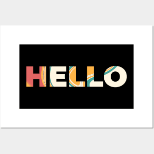 HELLO COLOR#1 Posters and Art